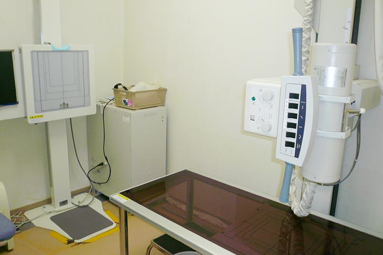 レントゲン撮影室